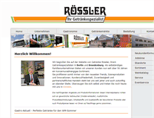 Tablet Screenshot of getraenke-roessler.de